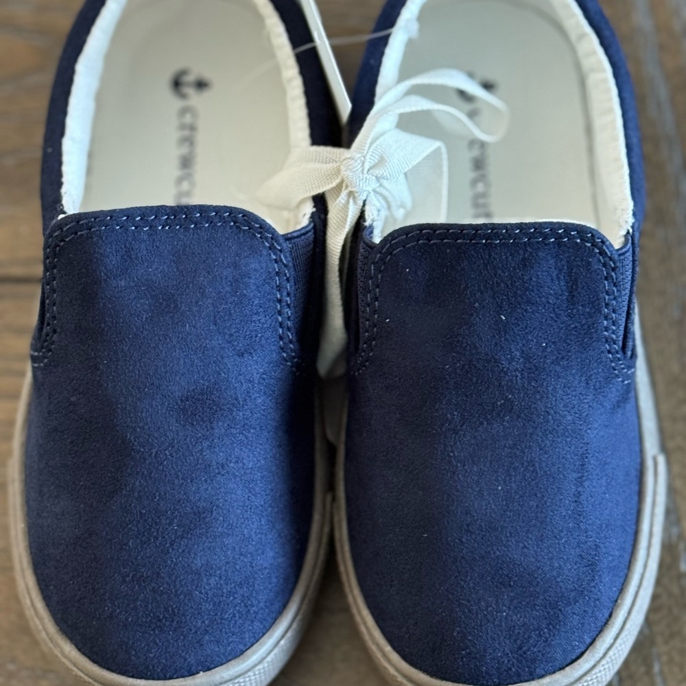 Crewcuts Navy Blue Kids Slip-On Sneakers